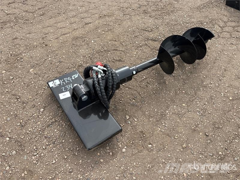 GIYI 12 in Mini Skid Steer Auger (Unused) Bušilice