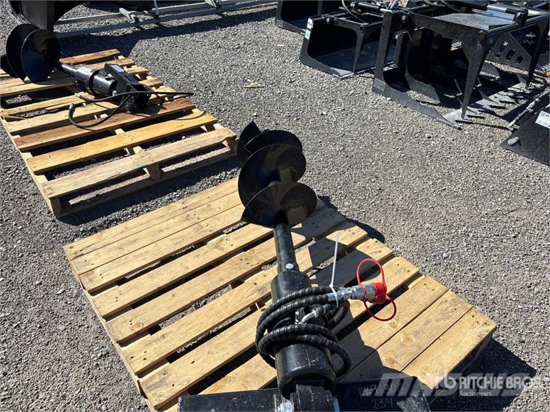 GIYI 12 in Mini Skid Steer Auger (Unused) Bohrer