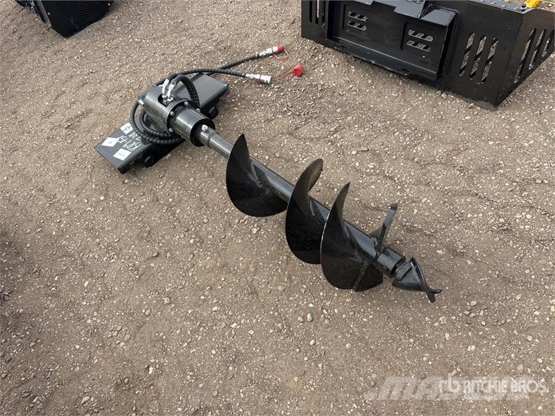 GIYI 12 in Mini Skid Steer Auger (Unused) Bušilice