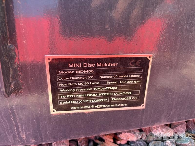 GIYI 33 in Mini Skid Steer Mulcher Metsamultšerid