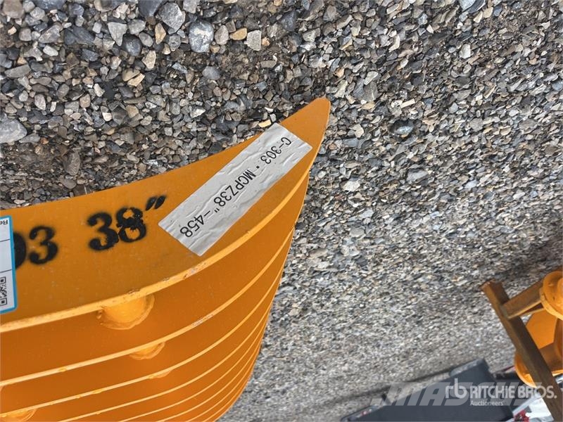 GIYI 38 in Excavator Rake - Fits Cat 303 (Unused) Rakes and tedders