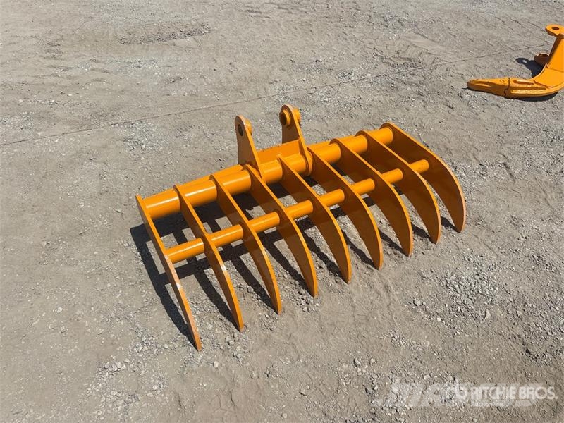 GIYI 44 in Excavator Rake - Fits Cat 305 (Unused) Rakes and tedders