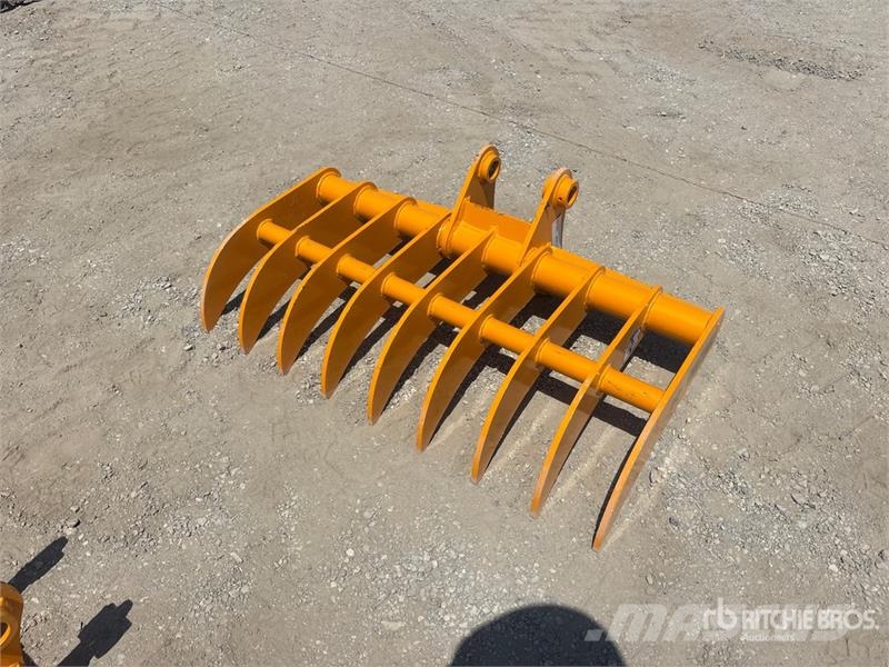 GIYI 44 in Excavator Rake - Fits Cat 305 (Unused) Rakes and tedders