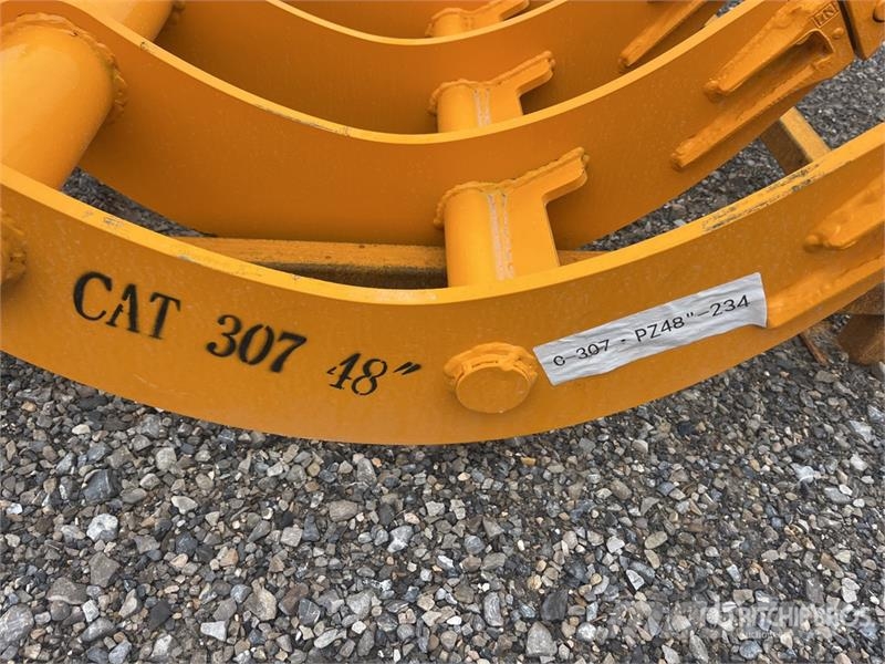 GIYI 48 in Excavator Rake - Fits Cat 307 (Unused) Rakes and tedders