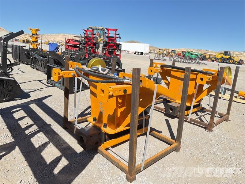  GIYI GY-AD680 47 in Skid Steer Post Driver (Unused Piirdeaia varustus