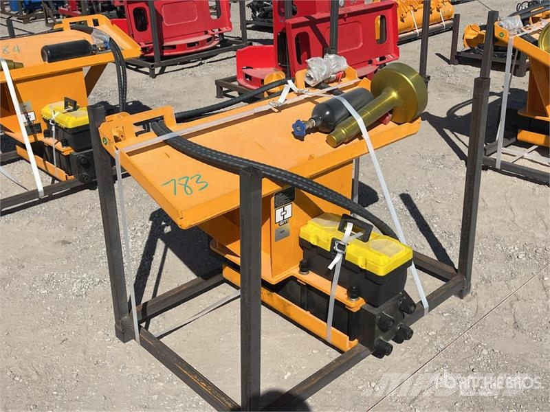  GIYI GY-AD680 Skid Steer Post Driver (Unused) Oprema za ograje