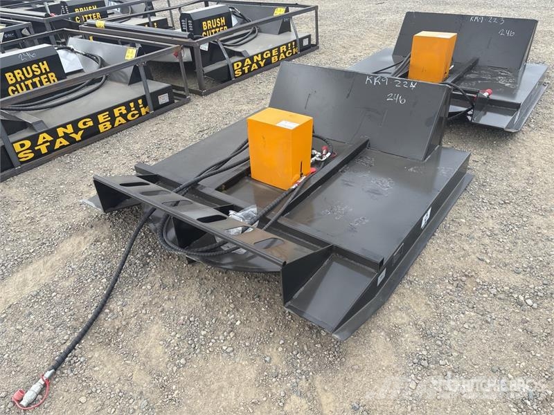  GIYI GY-BC63 57 in Skid Steer Brush Cutter (Unused Sekačky namontované a tažené
