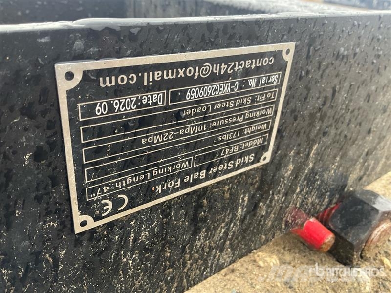  GIYI GY-BF47 47 in Skid Steer Bale Spear (Unused) 其他组件