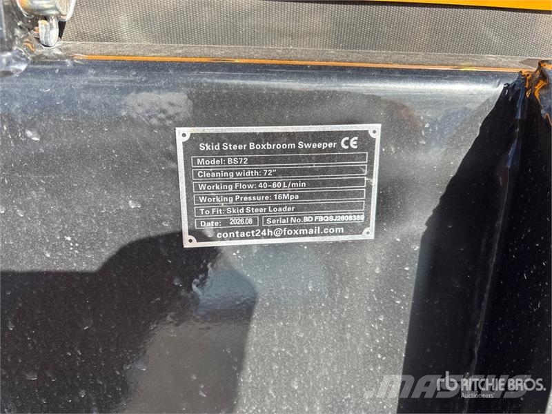 GIYI GY-BS72 72 in Skid Steer Sweeper (Unused) Četke