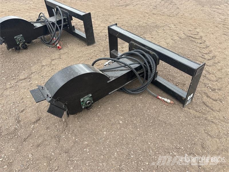 GIYI GY-BSG45 45 in Skid Steer Stump Grinder (Unus Gradas vibratorias / rotocultivadoras