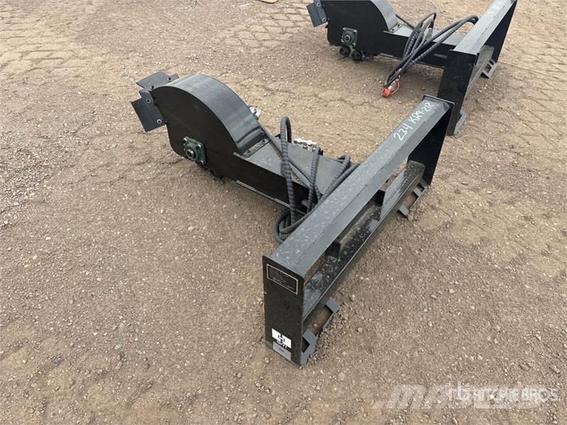 GIYI GY-BSG45 45 in Skid Steer Stump Grinder (Unus Gradas vibratorias / rotocultivadoras