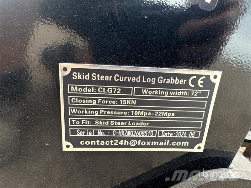 GIYI GY-CLG72 71 in Skid Steer Grapple (Unused) Garras