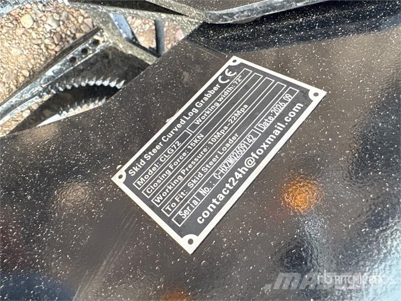GIYI GY-CLG72 72 in Log Skid Steer Grapple (Unused Grappin