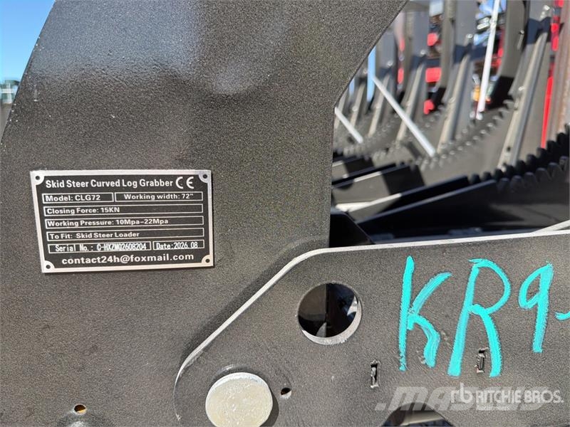 GIYI GY-CLG72 72 in Log Skid Steer Grapple (Unused Grappin