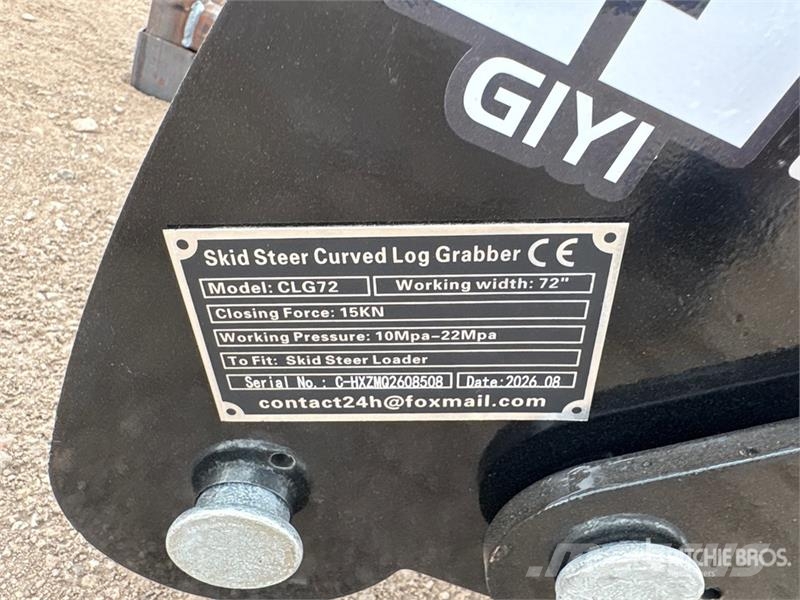 GIYI GY-CLG72 72 in Skid Steer Grapple (Unused) خطاطيف
