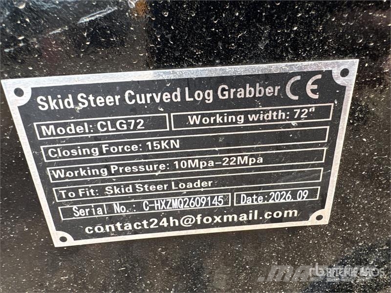 GIYI GY-CLG72 72 in Skid Steer Grapple (Unused) Gripar