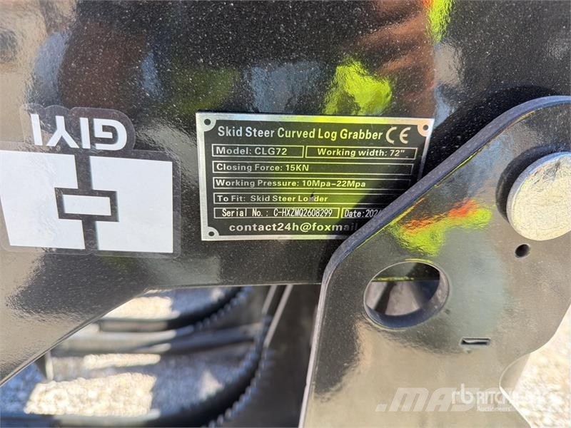  GIYI GY-CLG72 72 in Skid Steer Grapple (Unused) خطاطيف