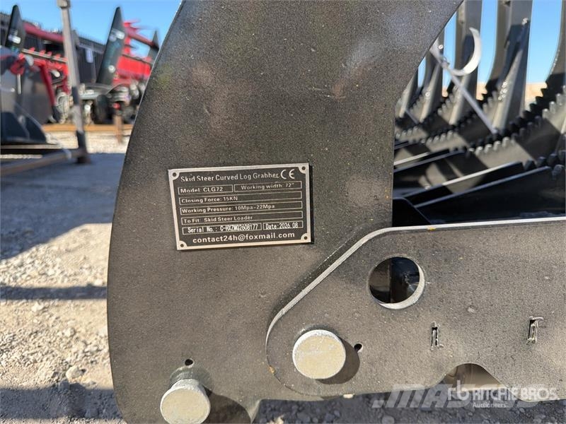 GIYI GY-CLG72 72 in Skid Steer Grapple (Unused) 抓斗