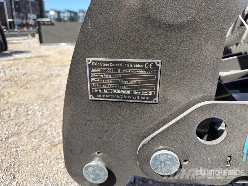  GIYI GY-CLG72 72 in Skid Steer Grapple (Unused) خطاطيف