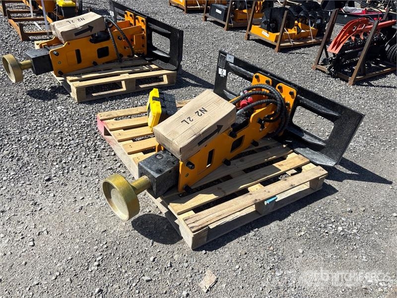 GIYI GY-D680 Skid Steer Post Driver (Unused) Equipement de clôture