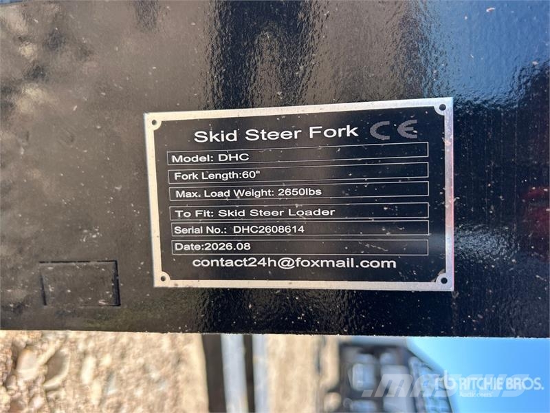 GIYI GY-DHC 60 in Skid Steer Forks (Unused) Građevinarske viljuške