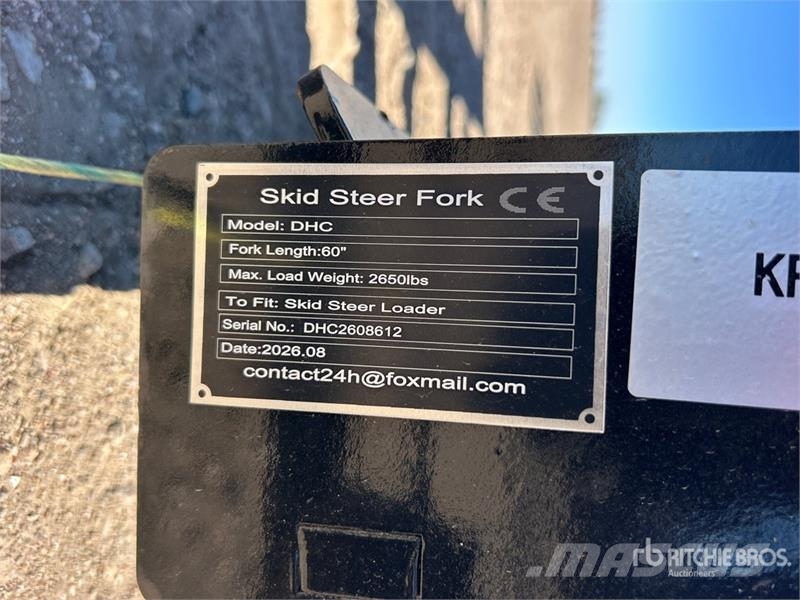 GIYI GY-DHC 60 in Skid Steer Forks (Unused) Građevinarske viljuške