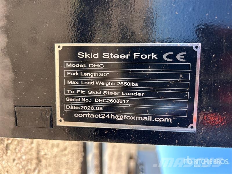 GIYI GY-DHC 60 in Skid Steer Forks (Unused) Građevinarske viljuške