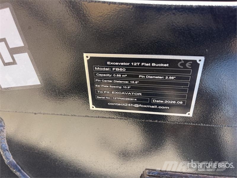 GIYI GY-FB60 60 in Cleanup Excavator Bucket (Unuse Žlice