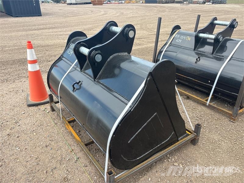  GIYI GY-FB60 60 in Excavator 12T Flat Bucket (Unus مكونات أخرى