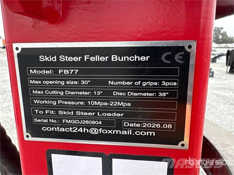 GIYI GY-FB77 30 in Feller Buncher (Unused) Other components