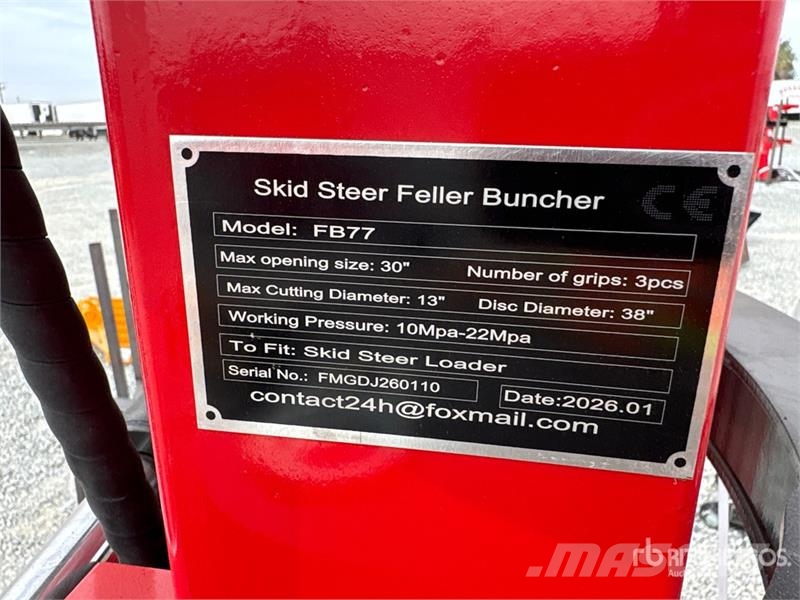 GIYI GY-FB77 30 in Feller Buncher (Unused) Other components