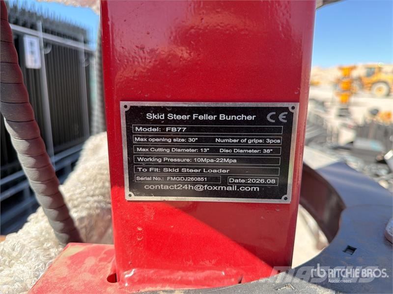 GIYI GY-FB77 30 in Skid Steer Feller Buncher (Unus Sonstige Baumaschinen