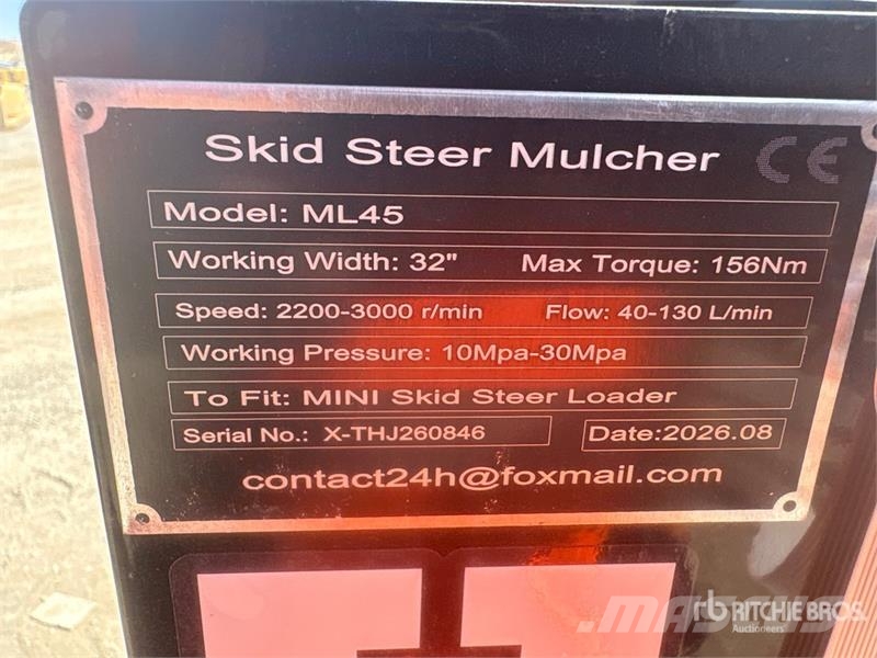 GIYI GY-FB77 38 in Skid Steer Feller Buncher (Unus 其他