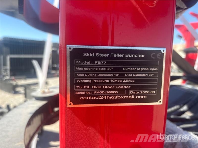 GIYI GY-FB77 38 in Skid Steer Feller Buncher (Unus Sonstige Baumaschinen