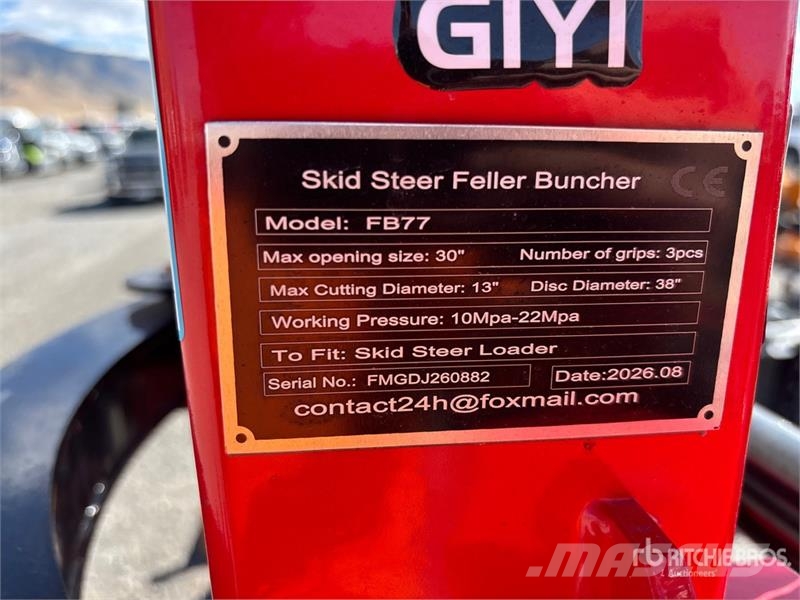 GIYI GY-FB77 47 in Skid Steer Feller Buncher (Unus Građevinarstvo – ostalo