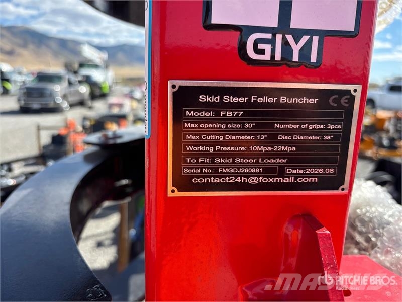 GIYI GY-FB77 47 in Skid Steer Feller Buncher (Unus Građevinarstvo – ostalo