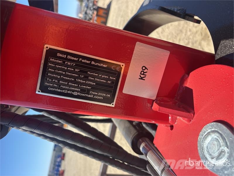  GIYI GY-FB77 Skid Steer Feller Buncher (Unused) Other components