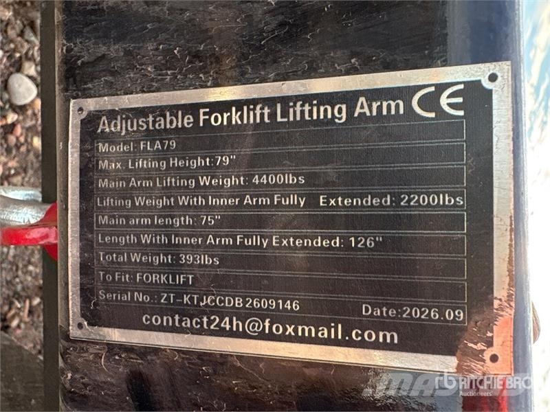  GIYI GY-FLA79 126 in Forklift Extendable Boom (Unu Otros componentes