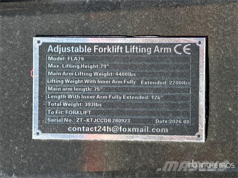 GIYI GY-FLA79 126 in Forklift Extendable Boom (Unu Otros componentes