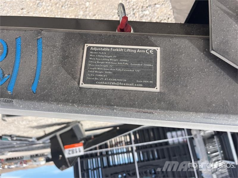 GIYI GY-FLA79 75 in Forklift Extendable Boom (Unus Other components