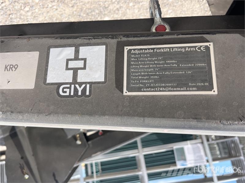  GIYI GY-FLA79 75 in Forklift Extendable Boom (Unus Other components