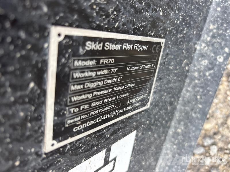 GIYI GY-FR70 70 in Skid Steer Landplane (Unused) Field drags