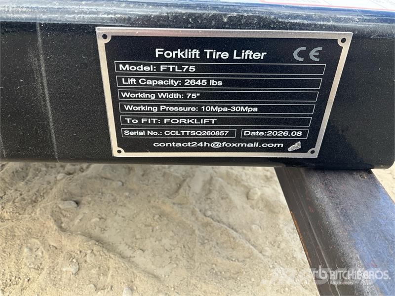  GIYI GY-FTL75 Forklift Tire Lifter (Unused) Other components