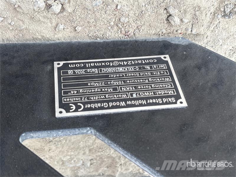 GIYI GY-HWG72 44 in Skeleton Skid Steer Grapple Bu Grabilice