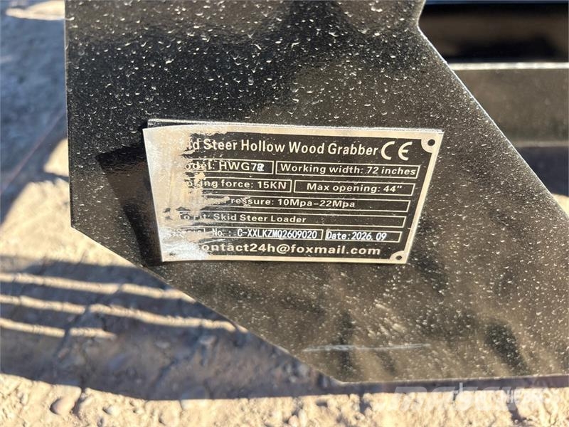 GIYI GY-HWG72 72 in Hollow Wood Grappler Skid Stee Грейфери