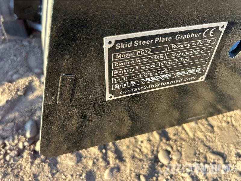 GIYI GY-PG72 Skid Steer Grapple (Unused) Garras