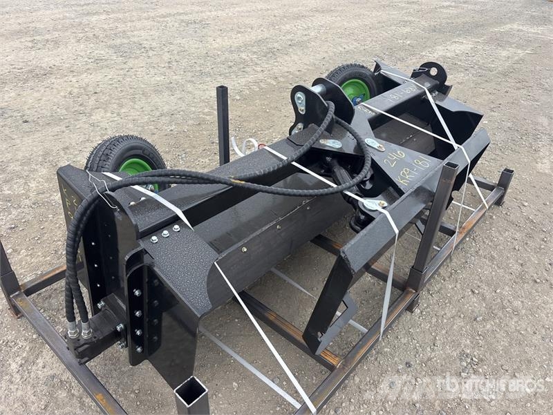 GIYI GY-PR71 71 in Mini Skid Steer Power Rake (Unu Rakes and tedders