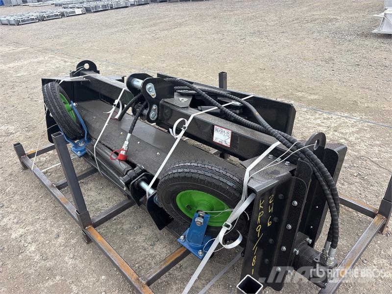 GIYI GY-PR71 71 in Mini Skid Steer Power Rake (Unu Rakes and tedders