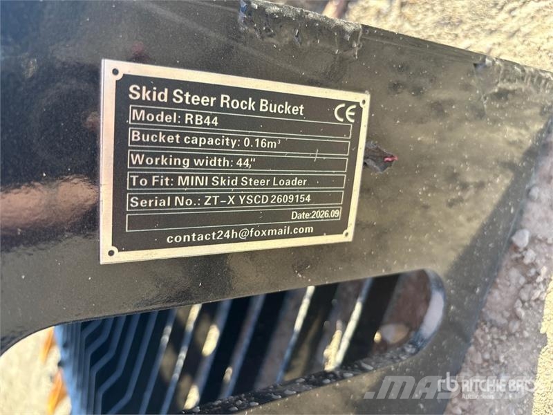 GIYI GY-RB44 Rock Mini Skid Steer Bucket (Unused) Ковши