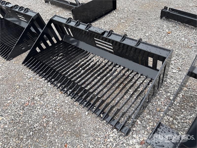 GIYI GY-RB66N 66 in Rock Skid Steer Bucket (Unused Baldes